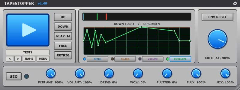 TapeStopper: Free Tape Stop Plugin with Built-In Sequencer