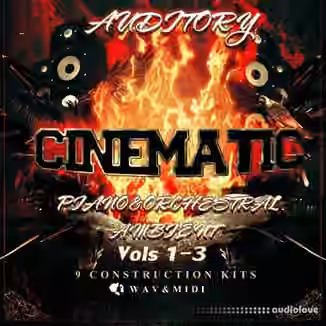 Auditory Cinematic Piano and Orchestral Ambient Vol.1-3 [WAV, MiDi]