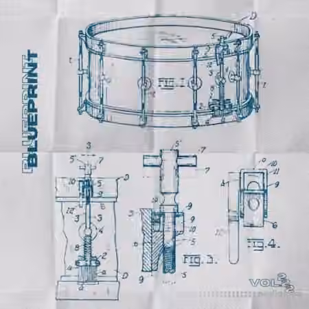 Cashmere Brown Blueprint Drum Kit Vol.2 [WAV]