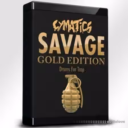 Cymatics Savage Drums For Trap Gold Edition [WAV, MiDi]