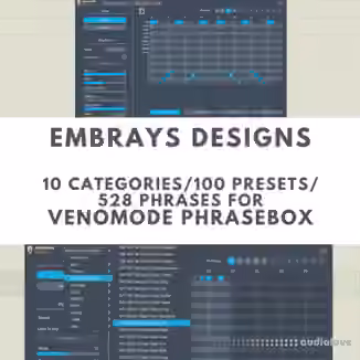 Embrays Designs 100 Presets for Venomode Phrasebox [Synth Presets]