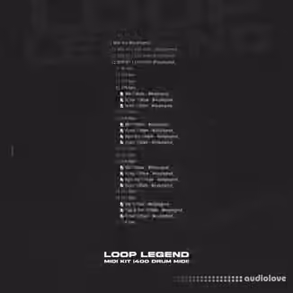 Loop Legend Midi Kit (400 Drum Midi) [Synth Presets]