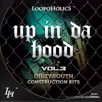 Loopoholics Up In Da Hood Vol.3 Dirty South Construction Kits [WAV, MiDi]