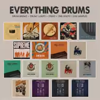 Retro Loops Everything Drums (One-Shots and Drum Breaks) [WAV]